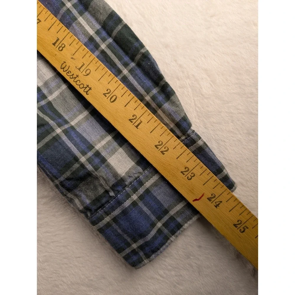 Patagonia Organic Cotton Flannel‎ Shirt Plaid Button Up Long Sleeve Mens M